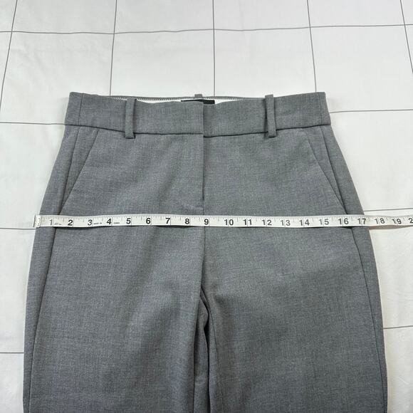 J.Crew Pants Womens 4 Tall Gray Cameron Slim Cropped Career Stretch Corpcore - Picture 8 of 11